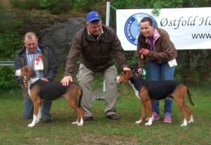 Bloksbergs Lilly og Finnelia's Lydin Kåring av BIR